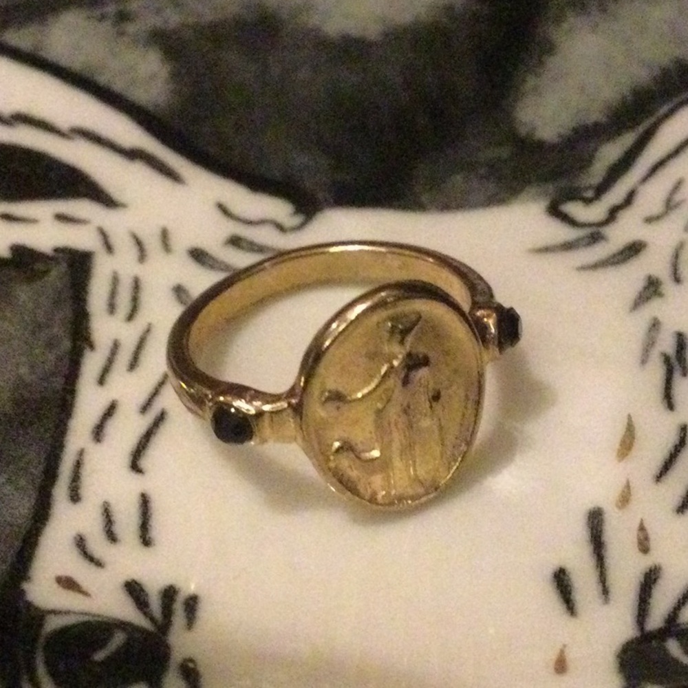 NEW Free People Egyptian Goddess Signet Ring